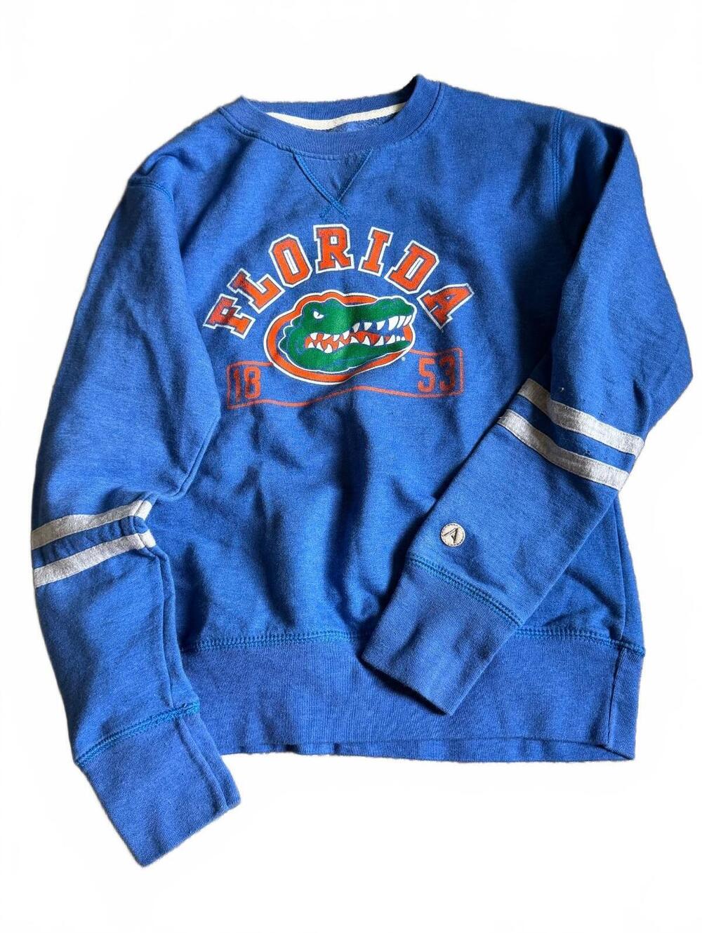 Vintage Florida Gators Blue Crewneck Sweatshirt 1853 College Football Size S